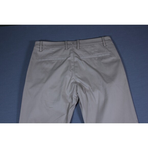 Birddogs Pants Mens Tan Stretch Chino Lined Performance Golf Flat Fronts 32 X 30 - Picture 8 of 11